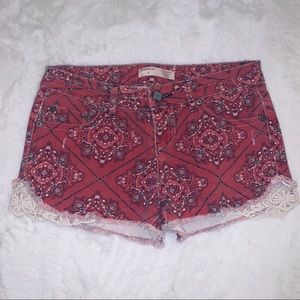 Paisley shorts size 9
